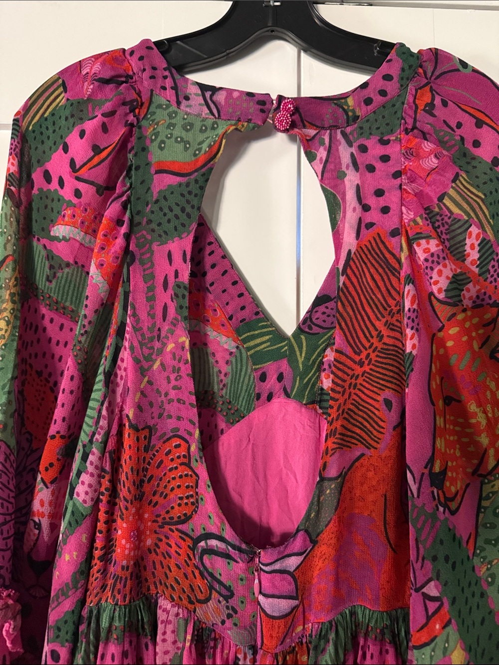 Farm Rio Cool Leopards Long Sleeve Maxi - Picture 8 of 12